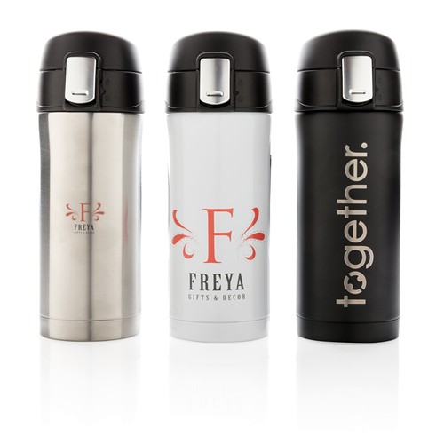 Mug 300ml  EASY LOCK en acier inoxydable recyclé RCS - 10