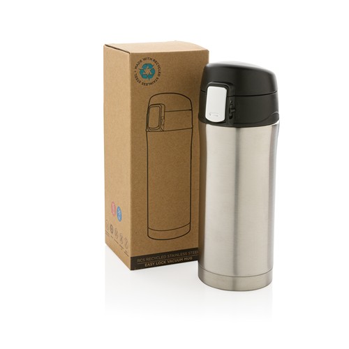 Mug 300ml  EASY LOCK en acier inoxydable recyclé RCS - 12