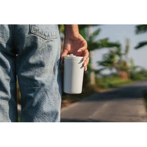 white Taza con cierre hermético RCS RSS al vacío de doble pared
