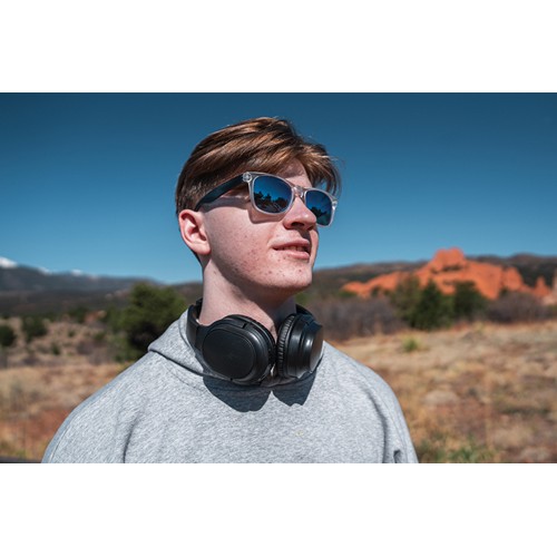 Casque sans fil pliable en plastique recyclé RCS Elite - 9