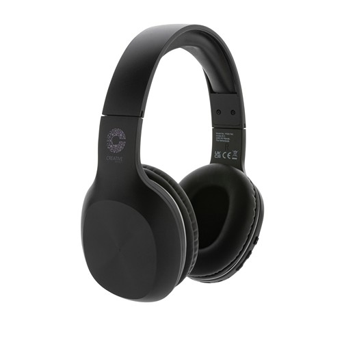 black Auriculares inalámbricos JAM de plástico reciclado RCS