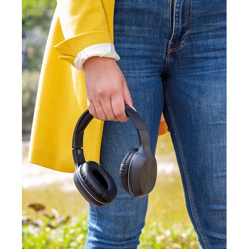 black Auriculares inalámbricos JAM de plástico reciclado RCS