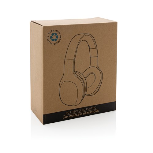 black Auriculares inalámbricos JAM de plástico reciclado RCS