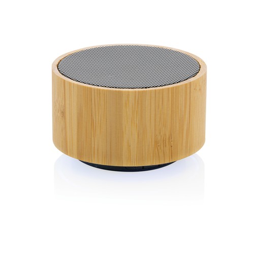 black Altavoz inalámbrico 3W bambú y RCS