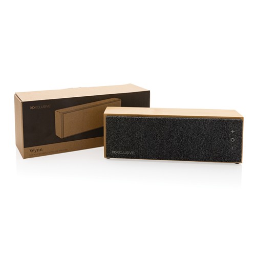 Haut-parleur sans fil 10W en bambou Wynn - 9