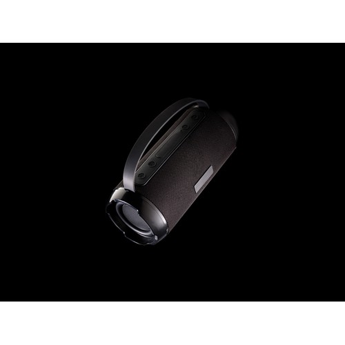 black Altavoz impermeable 6W Soundboom de plástico reciclado RCS