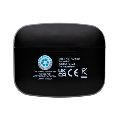 Écouteurs ANC et TWS Swiss Peak en plastique recyclé RCS - 7
