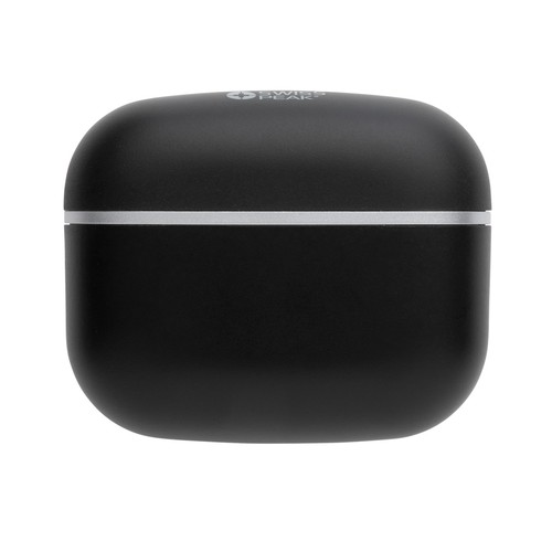 black Auriculares RCS de plástico reciclado Swiss Peak TWS 2.0