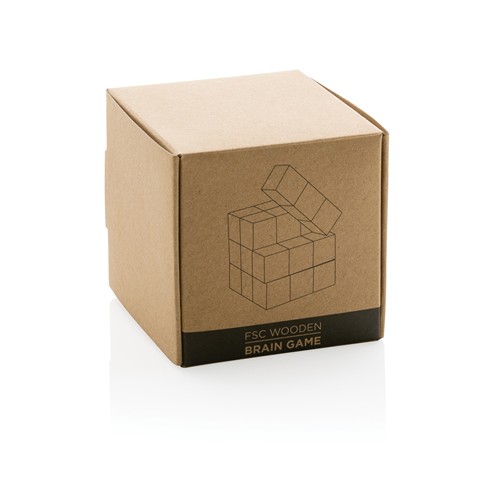 Casse-tête en bois dans une pochette en toile - 9