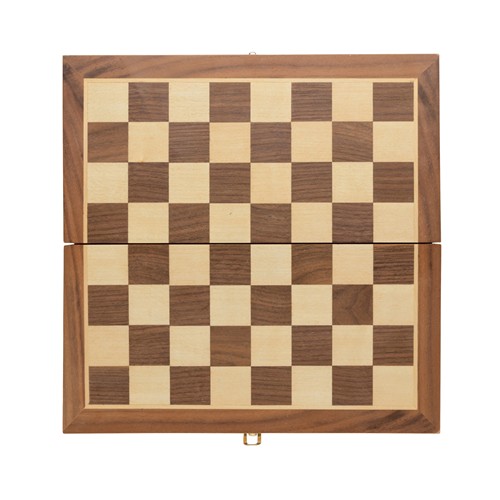 marrón Juego de ajedrez plegable Luxury de madera