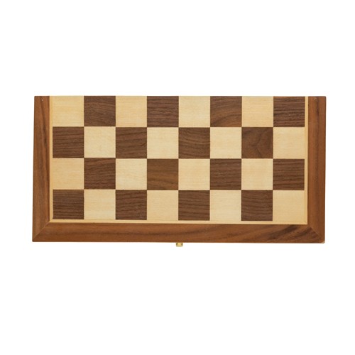 marrón Juego de ajedrez plegable Luxury de madera