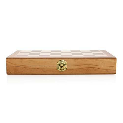 marrón Juego de ajedrez plegable Luxury de madera