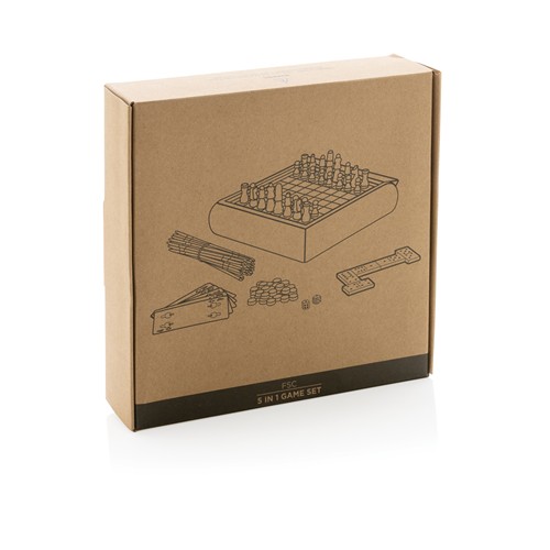 Set de jeux 5 en 1 en bois - 9