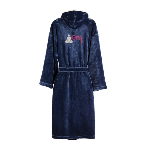 azul marino Albornoz VINGA Louis felpa GRS RPET, S/M