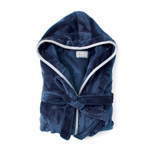 azul marino Albornoz VINGA Louis felpa GRS RPET, L/XL