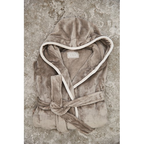 VINGA Peignoir de luxe en peluche RPET GRS Louis taille L-XL - 8