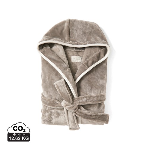 VINGA Peignoir de luxe en peluche RPET GRS Louis taille L-XL
