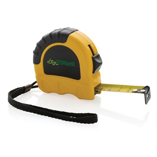 yellow Flexómetro de plástico reciclado RCS 5M/19 mm