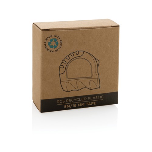 Flexómetro de plástico reciclado RCS 5M/19 mm