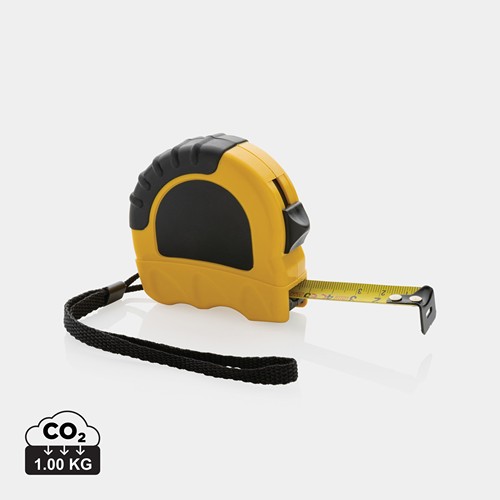 yellow Flexómetro de plástico reciclado RCS 5M/19 mm