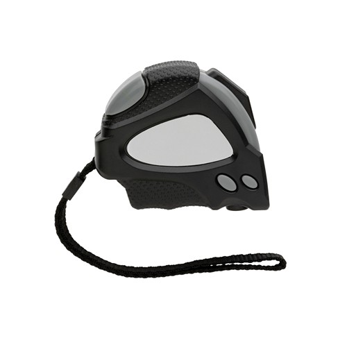 black Flexómetro auto stop RCS plástico reciclado 3m/16mm