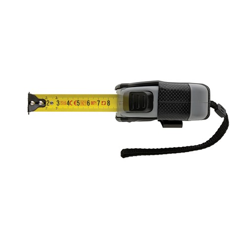 Mètre ruban Auto stop 5M/19mm en plastique recyclé RCS - 5