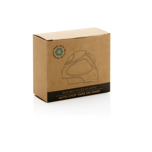 Flexómetro auto stop RCS plástico reciclado 5M/19mm