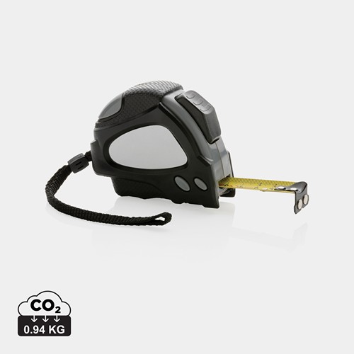 Mètre ruban Auto stop 5M/19mm en plastique recyclé RCS - 1