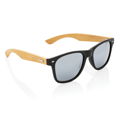 Lunettes de soleil en bambou et plastique recyclé RCS - 2