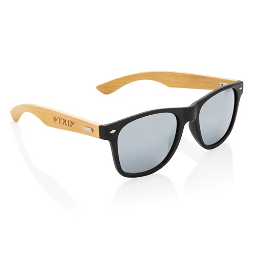 Lunettes de soleil en bambou et plastique recyclé RCS - 5