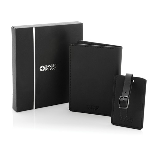 Set de voyage en PU recyclé GRS Swiss Peak - 8