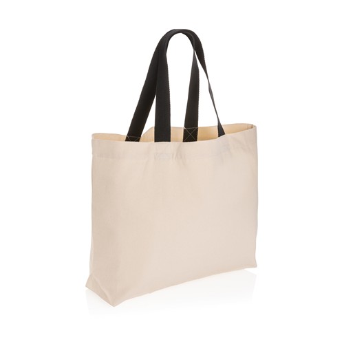 de blanco Tote grande de lona de 240 g/m² Impact Aware™ sin teñir
