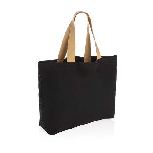 black Tote grande de lona de 240 g/m² Impact Aware™ sin teñir