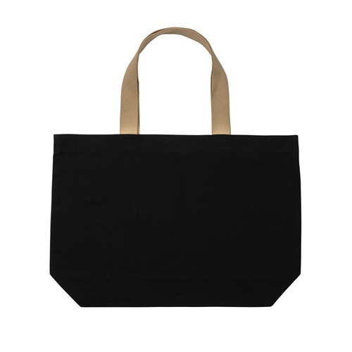 black Tote grande de lona de 240 g/m² Impact Aware™ sin teñir