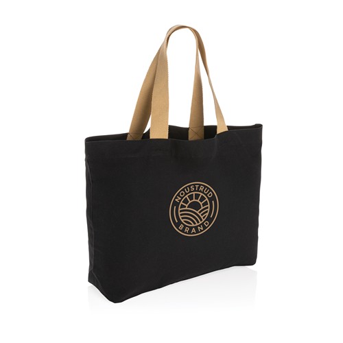 black Tote grande de lona de 240 g/m² Impact Aware™ sin teñir