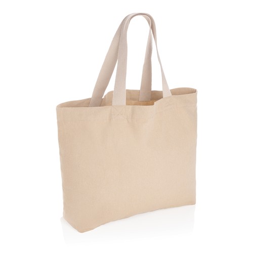 marrón Tote grande de lona de 240 g/m² Impact Aware™ sin teñir