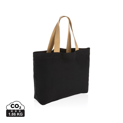 black Tote grande de lona de 240 g/m² Impact Aware™ sin teñir