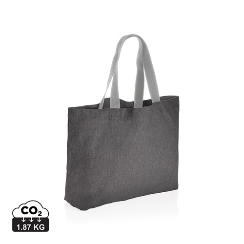 Grand sac tote en toile 240 g/m² recyclée non teintée Aware™ - 1