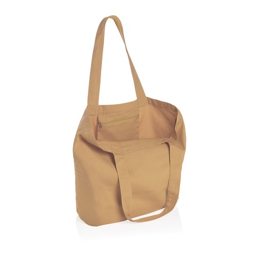 marrón Bolsa compra de lona Impact Aware™ de 240 g/m² con bolsillo