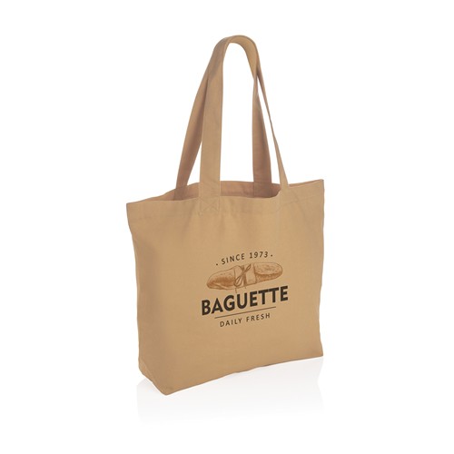 marrón Bolsa compra de lona Impact Aware™ de 240 g/m² con bolsillo