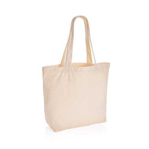 de blanco Bolsa compra de lona Impact Aware™ de 240 g/m² con bolsillo
