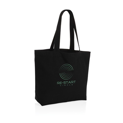 black Bolsa compra de lona Impact Aware™ de 240 g/m² con bolsillo