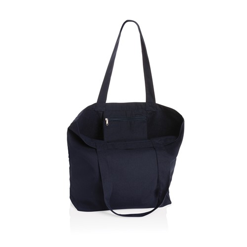 azul marino Bolsa compra de lona Impact Aware™ de 240 g/m² con bolsillo