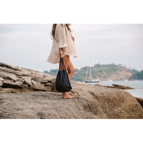 Sac à dos à cordon en denim recyclé Impact AWARE™ - 8