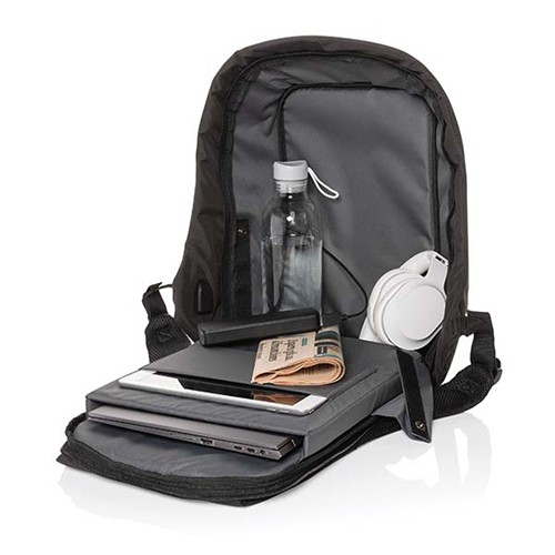 black Mochila para portátil de 15,6