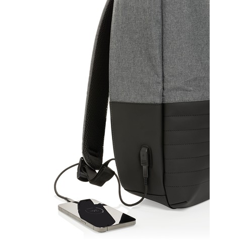 gray Mochila antirrobo ordenador 15,6¨ Swiss Peak AWARE™ RFID