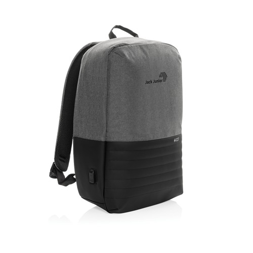 gray Mochila antirrobo ordenador 15,6¨ Swiss Peak AWARE™ RFID