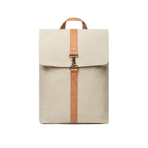 beis Mochila VINGA Bosler GRS lona reciclada