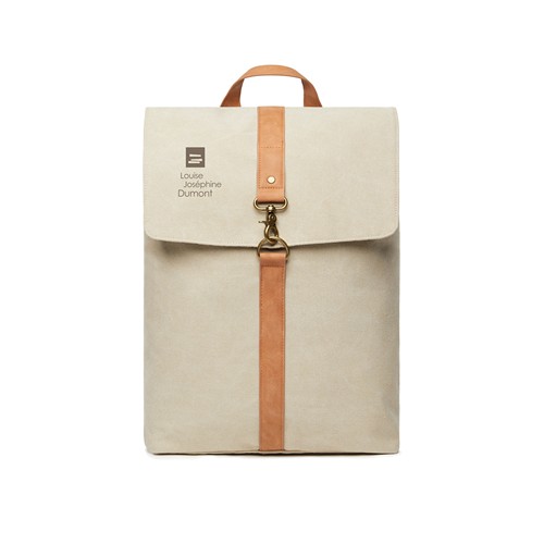 beis Mochila VINGA Bosler GRS lona reciclada