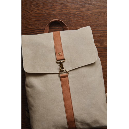 beis Mochila VINGA Bosler GRS lona reciclada